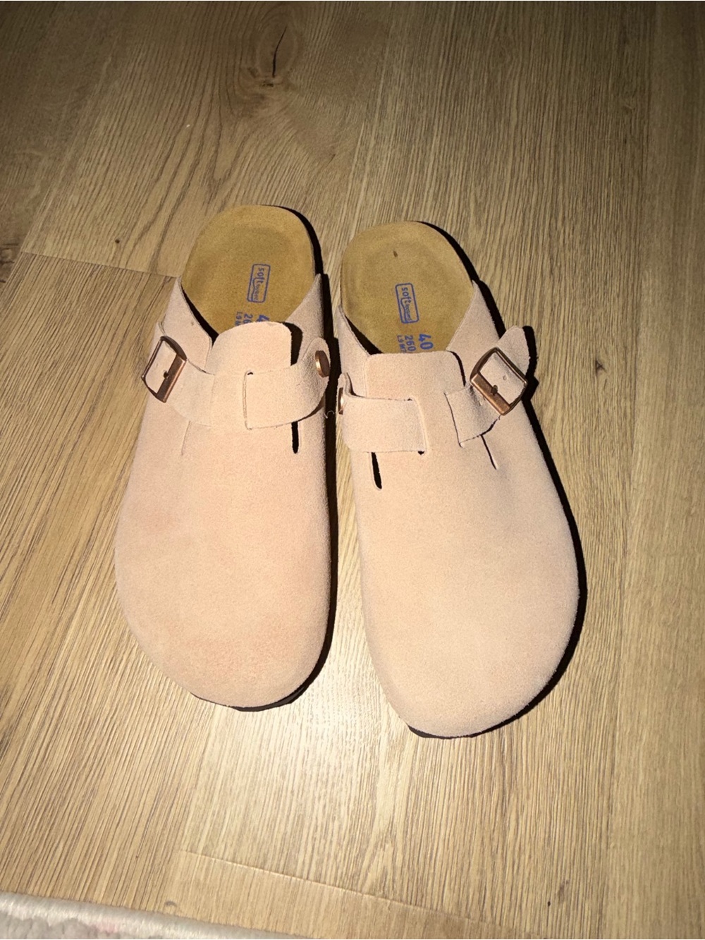 Taupe clogs